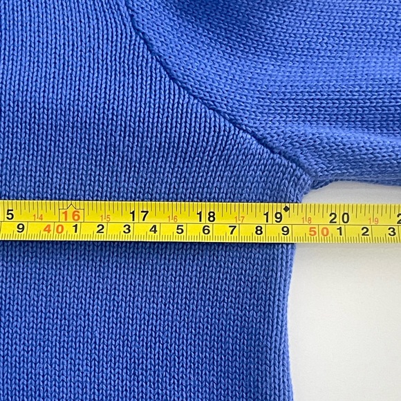 Soft Surroundings Cable Knit  3/4 Sleeve Sweater - Picture 9 of 11